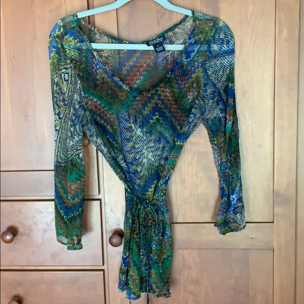 Lucky Brand sheer top